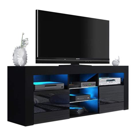 high gloss black tv cabinet